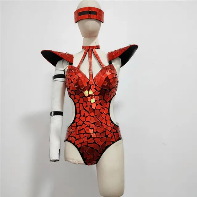 Women's Bikini Performance Hall Performance Dance Dress Red - Shop at LoveMi