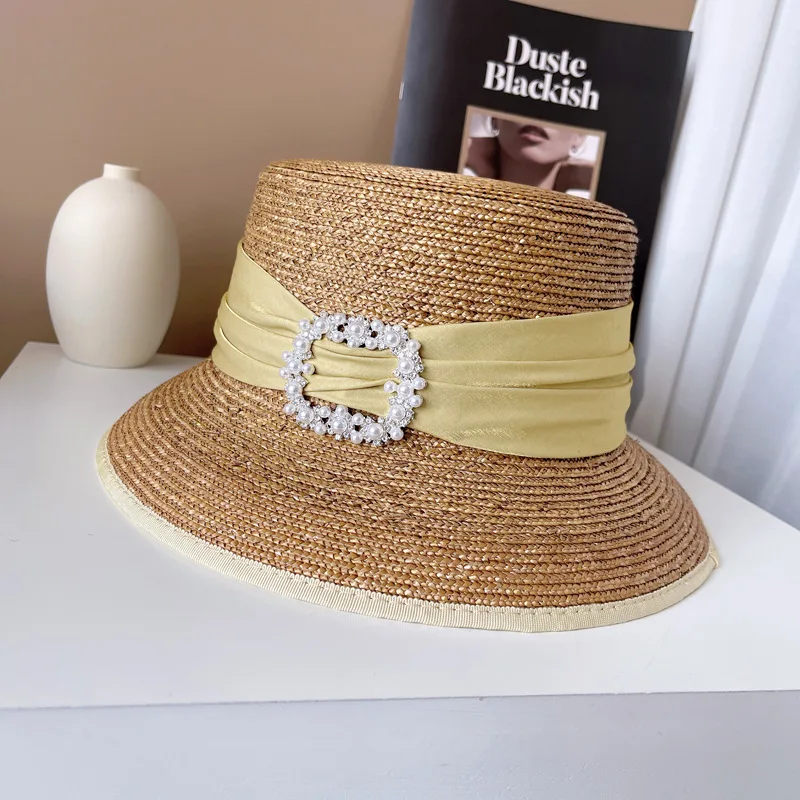 Flat Top Fisherman Pearl Hepburn Silk Six Paths Khaki - Shop at LoveMi