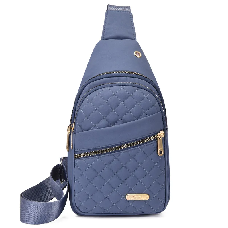 Women's Casual Slanted Chest Bag Blue - Shop at LoveMi