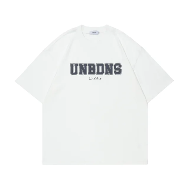 American Retro Street Letters Minority Simple Casual Short Sleeve White - Shop at LoveMi