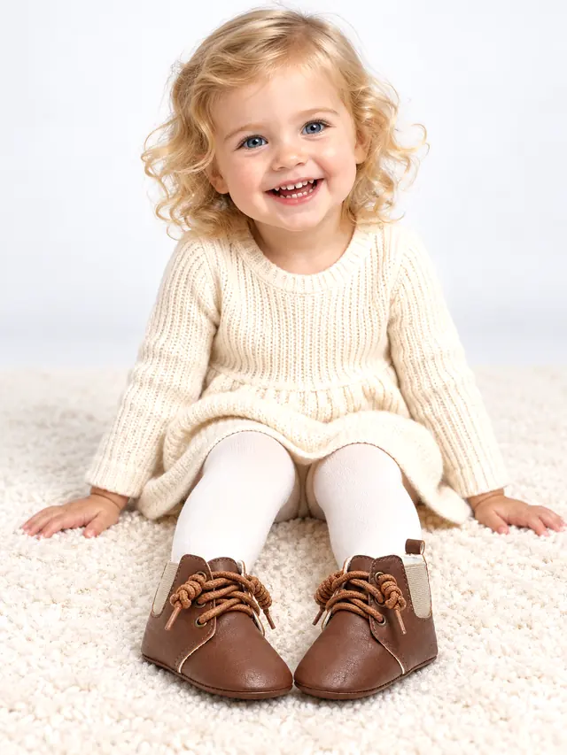 Toddler Brown Lace Up Ankle Boots Brown - Shop at LoveMi