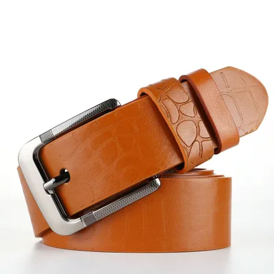 Simple And Versatile Denim Belt Camel - Shop at LoveMi