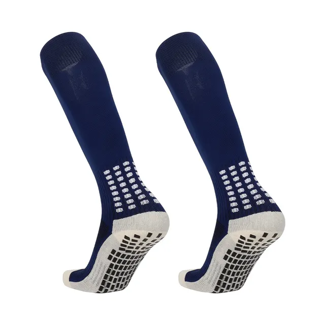 Non slip Middle Cylinder Dispensing Thickening Sweat absorbing Wear resistant Towel Bottom Athletic Socks Navy Blue Long - Shop at LoveMi