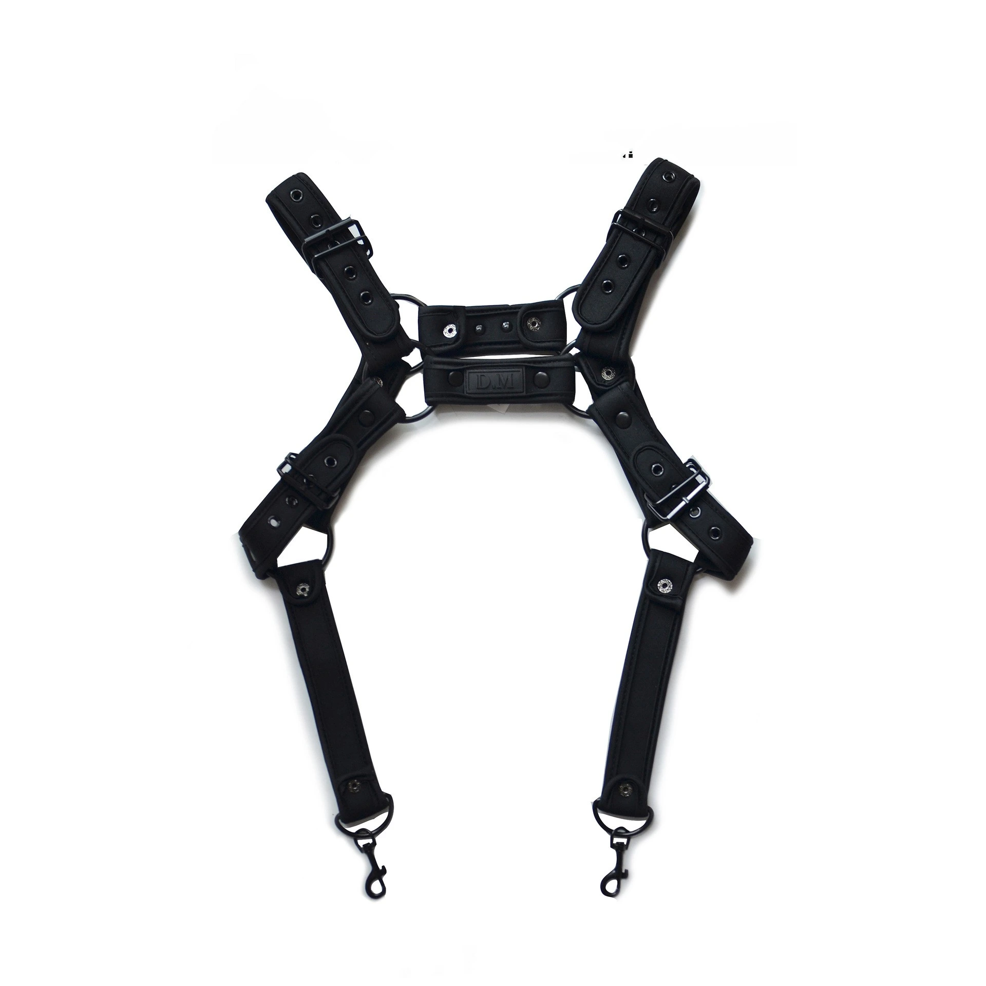 Sling Metal One-piece Men's Shoulder Strap - All Black