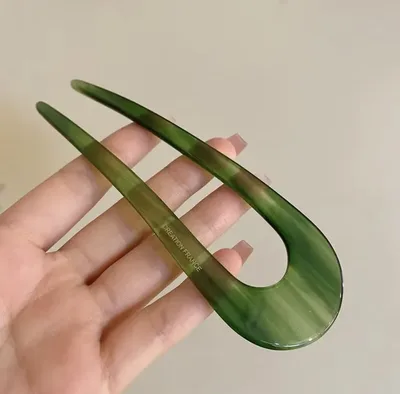 Women's Simple All match Hair Accessories Green 14Cm Thin - Shop at LoveMi