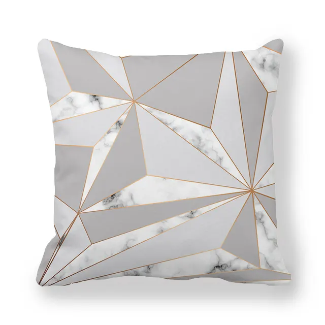 Tile Geometric Pattern Encryption Peach Skin Fabric Pillow Cover Style12 - Shop at LoveMi