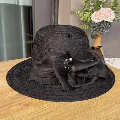 Ladies' Mesh Breathable Sun Hat Vacation Versatile Black - Shop at LoveMi