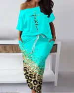Light Green Leopard Print