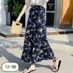 Blue Floral Plus Chiffon