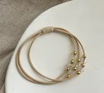 Durable Hair Rope Adult Hair Elastic Band - Beige