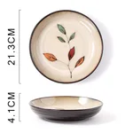Colored Leaves Deep Plates