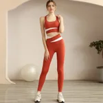 Brown Red Suit