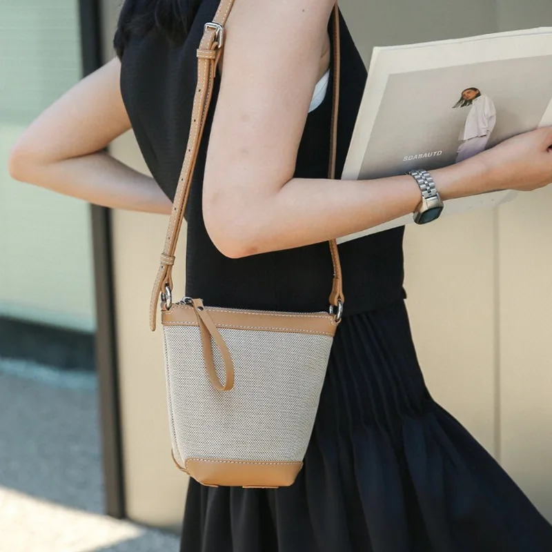 Crossbody Fashion One Shoulder Phone Bag Apricot - Shop at LoveMi
