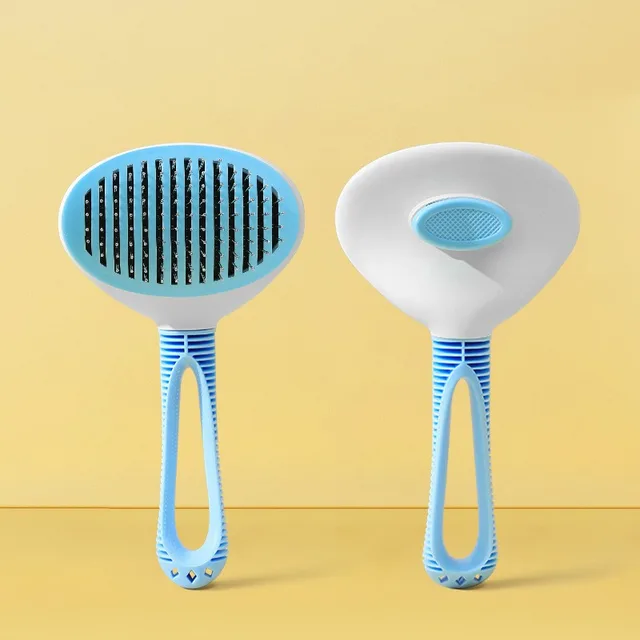 Pet Hair Removal Comb Design Blue - Shop at LoveMi
