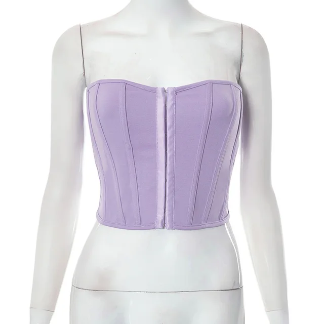 Short Spicy Girl Tunic Top Purple - Shop at LoveMi