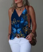 Dark Blue Print