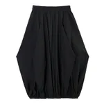 Plus Size Loose Design Lantern Dress - Black