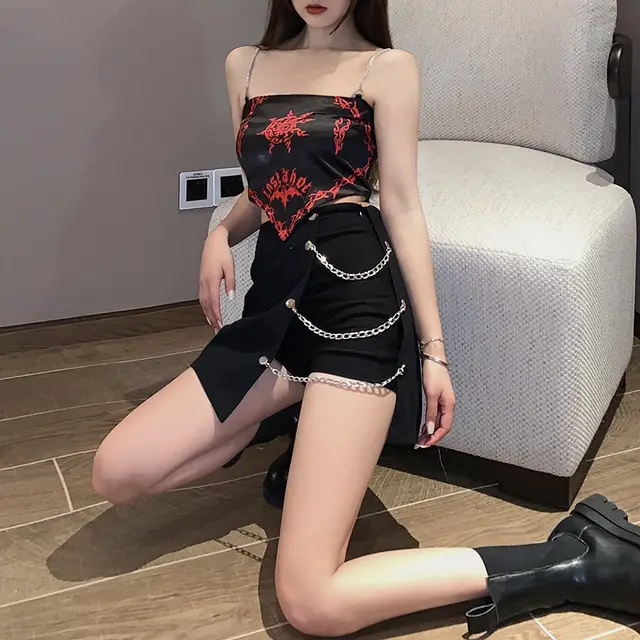 Irregular Culottes Hip Hop Jazziness Pantskirt - Shop at LoveMi