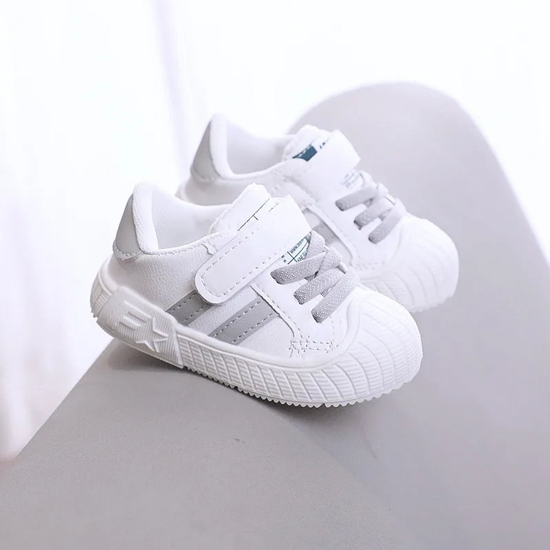 Boys And Girls Anti kick Soft Bottom Toddler Shoes Gray - Shop at LoveMi