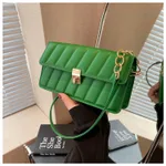 Special-interest Design Retro One Shoulder Bag Women - Green