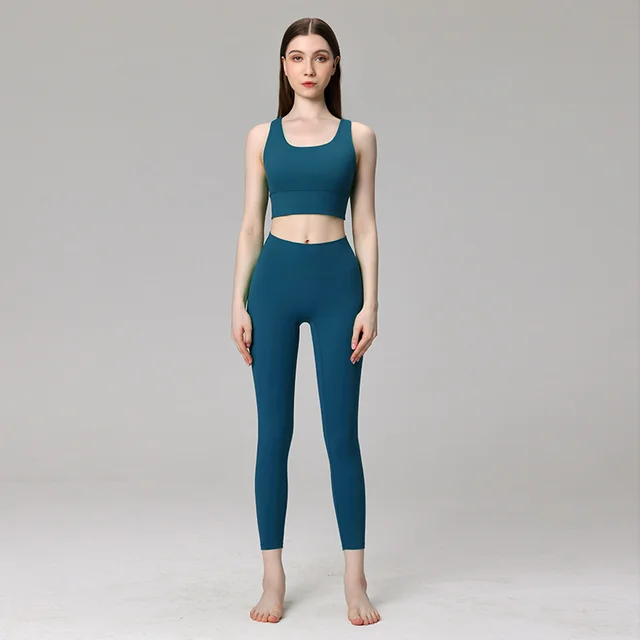 Sports Underwear Shockproof Top Women's Suit Indigo Blue Blue Suit 06 - Shop at LoveMi