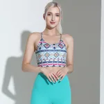 Azure Blue Printed Top