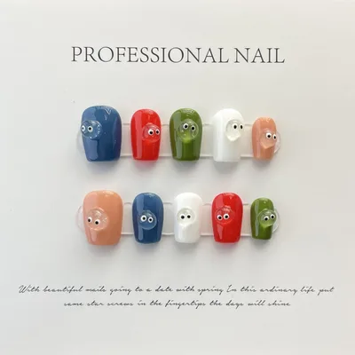 Fake Nails Removable Finished Patch Phototherapy Xs - Shop at LoveMi