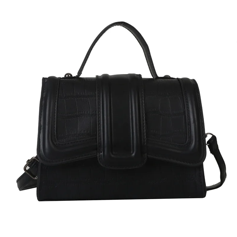 Trendy Personalized, Stylish And Simple Temperament Commute Handbag Black - Shop at LoveMi