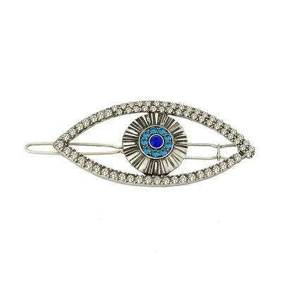 Turkey Barrettes Alloy Diamond Retro Ancient Silver - Shop at LoveMi