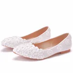 Low-cut Slip-on Fashion Comfortable Flats All-matching - White