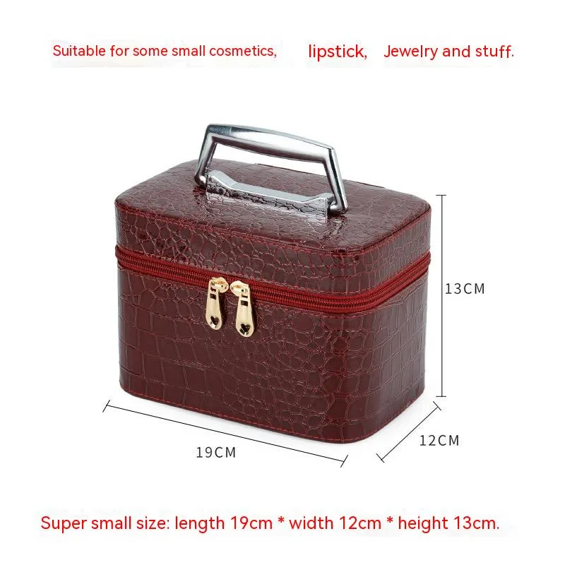 Storage Bag Skin Care Bag Cosmetic Case Red - Shop at LoveMi