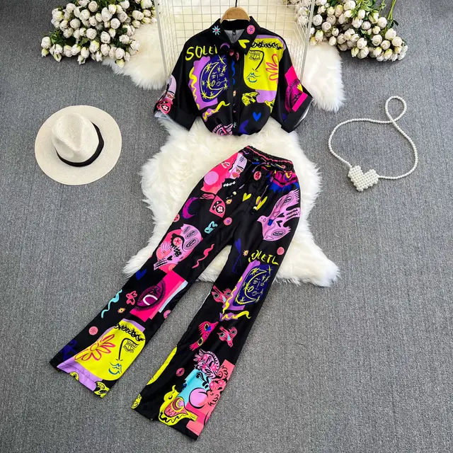 Fashion Suit Women's Casual Loose Outfit Black - Shop at LoveMi