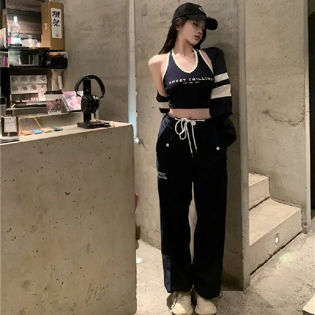 Women's Fashion Casual Exercise Vest Trousers - Shop at LoveMi