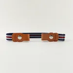 Children's Pants Belt Seamless Invisible Elastic Belt - White Blue Red