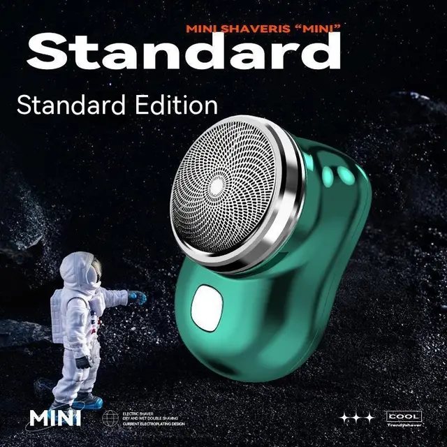 Electric Compact Portable Long Endurance Mini Shaver Emerald Green - Shop at LoveMi
