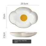 8Inch Four Leaf Fish Plate