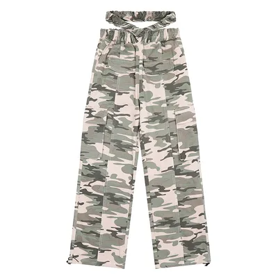 High Street Design Hot Girl Jeans For Women Camouflage L - Shop at LoveMi