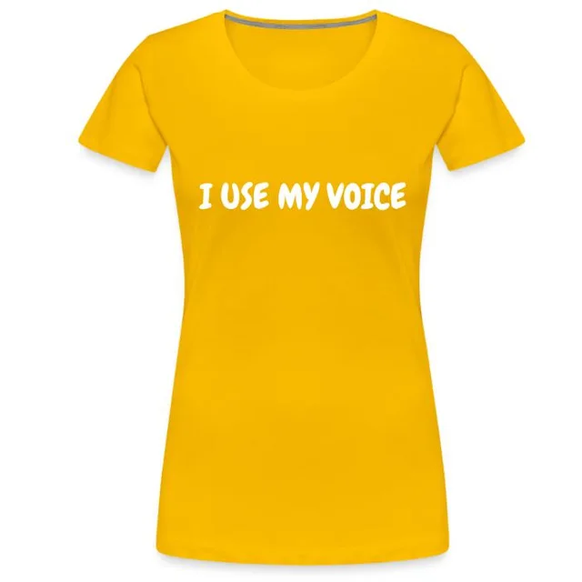 European And American Digital Printing Casual Round Neck Short Sleeves T shirt Yellow - Shop at LoveMi