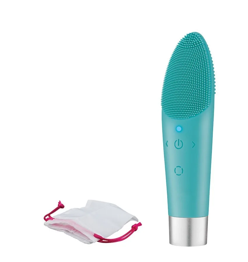 Ultrasonic Massage Women's Silicone Lady Shaver Blue - Shop at LoveMi
