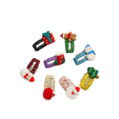 Christmas Cartoon Pet Headdress Cat Dog Barrettes Christmas 3Pcs Random - Shop at LoveMi