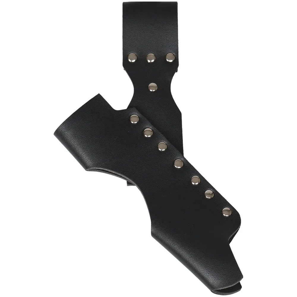 Pirate Dagger Sword Belt Leather Swordsman Stand Black - Shop at LoveMi