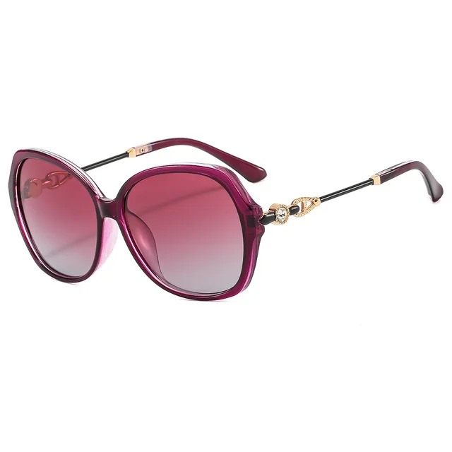 Personalized Chic Sunglasses Trendy Street Style Decorative Glasses Purple - Shop at LoveMi