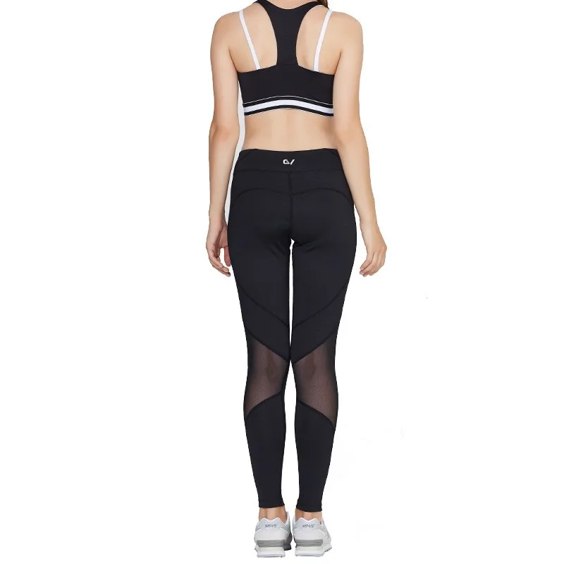 Quick drying Trousers High Waist Slimming Slim Mesh Black - Shop at LoveMi