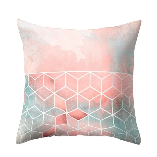 Geometric Polyester Fiber Pillow Cover B016 - Shop at LoveMi