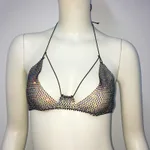 Black Ab Diamond Bra