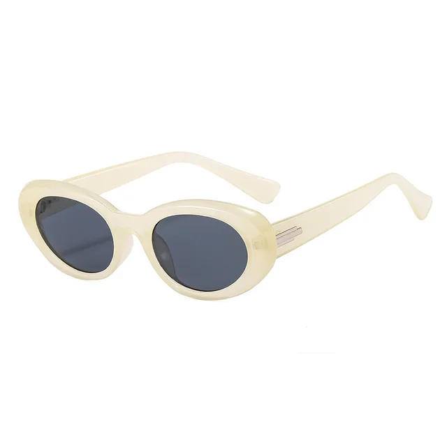 European And American Retro Cat Eye Oval Small Frame Glasses UV Protection 2 Style - Shop at LoveMi