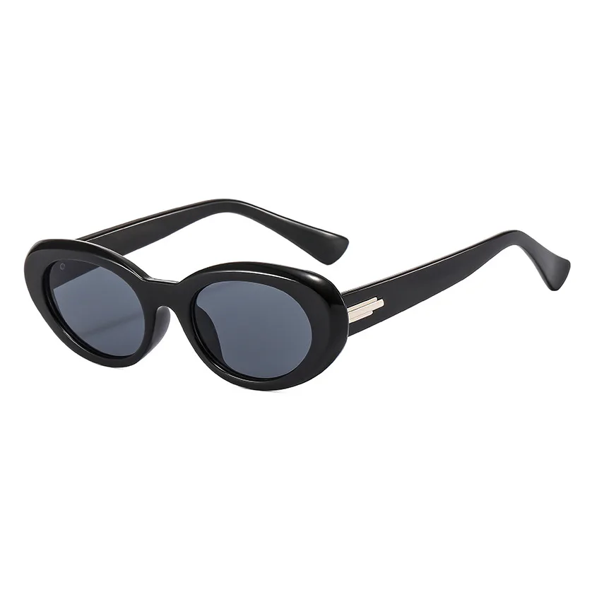European And American Retro Cat Eye Oval Small Frame Glasses UV Protection - 3 Style