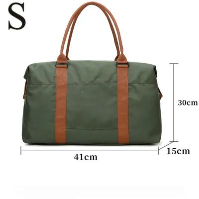 Waterproof Oxford Spinning Large Capacity Short haul Travel Bag Green - Shop at LoveMi