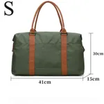 Waterproof Oxford Spinning Large Capacity Short-haul Travel Bag - Green