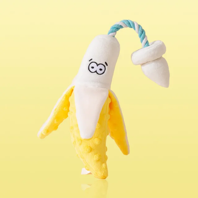 Sound Plush Pets Dog Toy With Molars Relieving Boredom Pet Products Nail Banana - Shop at LoveMi